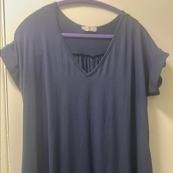 Entro Navy Blue Maxi Dress - Picture 2 of 4